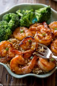 bee pollen honey garlic shrimp 3